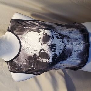 Shein Skull Top SZ XL